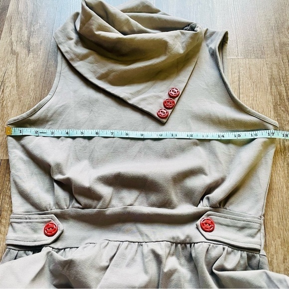 Matilda Jane Gray and Red Sheath Dress Medium - Picture 5 of 7